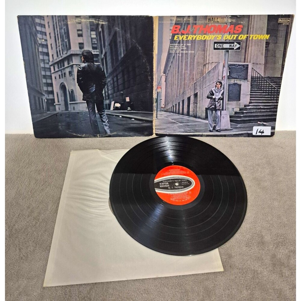 B.J. Thomas - Everybody's Out Of Town Vinyl LP Scepter Records SPS-582-B